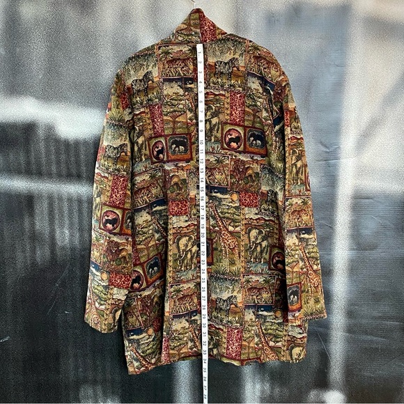 On The Rocks , California, tapestry coat. size X-Large, 1X, womens, vintage. - Picture 5 of 13